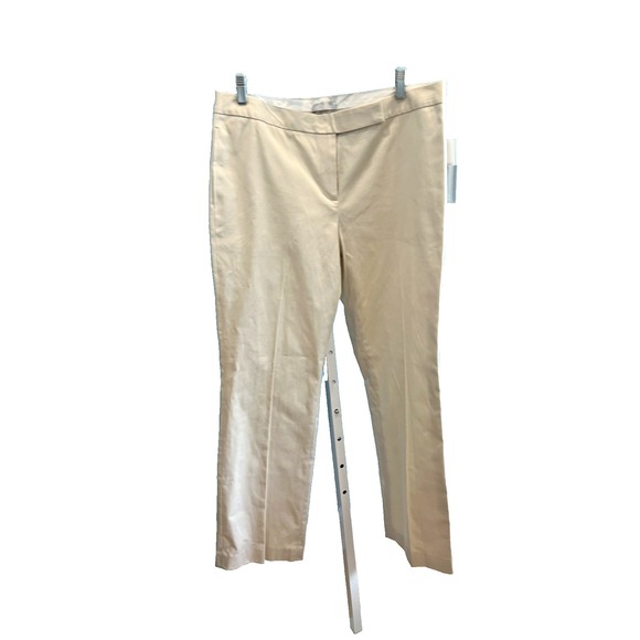 Badgley Mischka Pants - Badgley Mischka 100% linen pants Ivory Sz 14 Casual Coastal Beautifully tailored